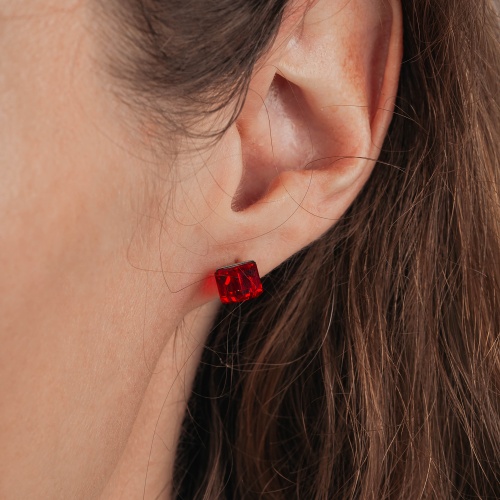 Пусеты Fiore Luna  Siam, SWE2127/2 SI S фото 4